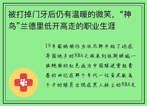 被打掉门牙后仍有温暖的微笑，“神鸟”兰德里低开高走的职业生涯